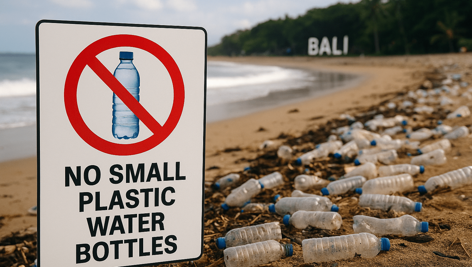 Ban on small bottles of water